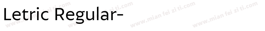 Letric Regular字体转换